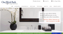 Desktop Screenshot of oneweekbath.com