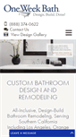 Mobile Screenshot of oneweekbath.com